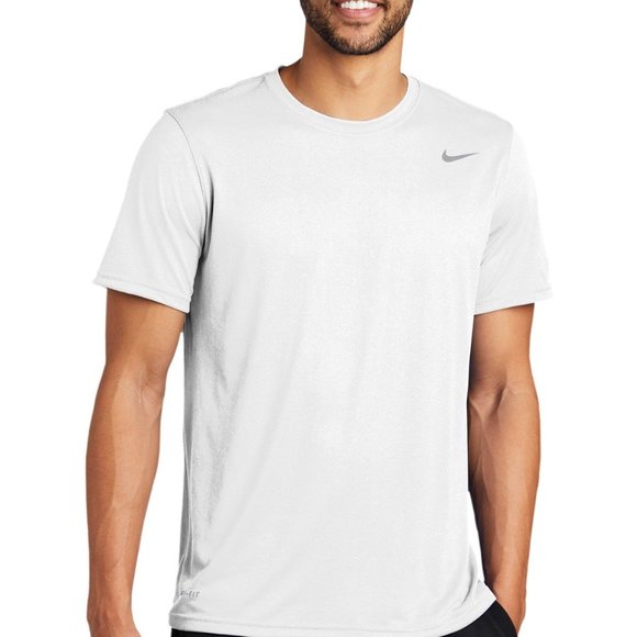 Nike Other - Nike Mens Legend Dri-Fit Crew Neck White Shirt NWT